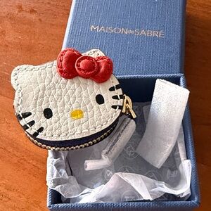 Hello Kitty White and air tag handbag charm